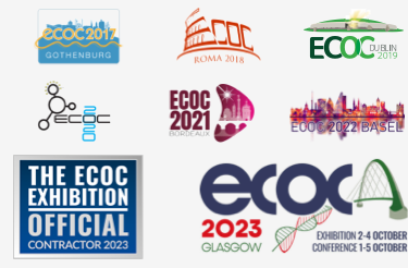 ECOC 2023 Glasgow and previous year's logos