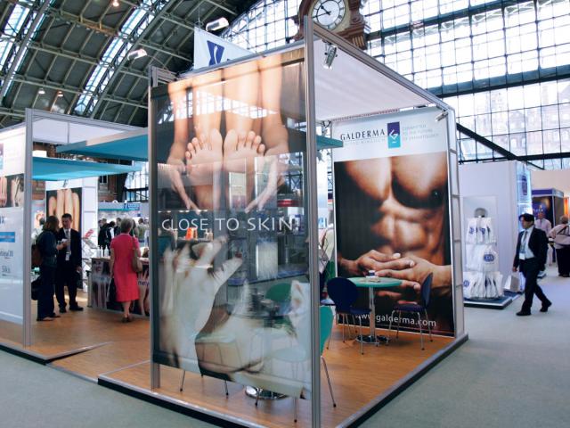 Galderma stand