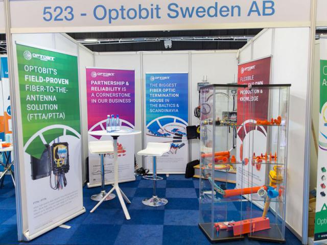 Optibit Sweden Banner stands