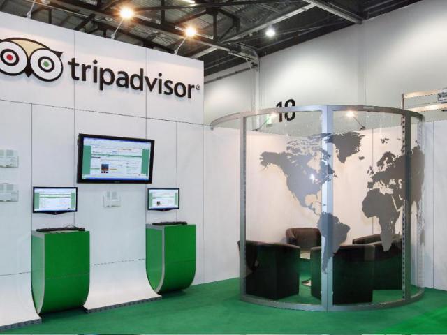 Trip Advisor stand